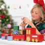 Polar Express Train Christmas Diy Advent Calendar Boxes, thumbnail 2 of 10