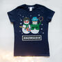 Ladies Oasis Christmas T Shirt, thumbnail 3 of 5