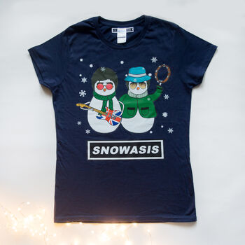 Ladies Oasis Christmas T Shirt, 3 of 5