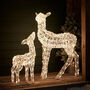 Twinkly Smart LED Outdoor Christmas Doe And Fawn, thumbnail 8 of 12