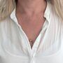 The Trio Star Point Pyrite Necklace, thumbnail 4 of 7