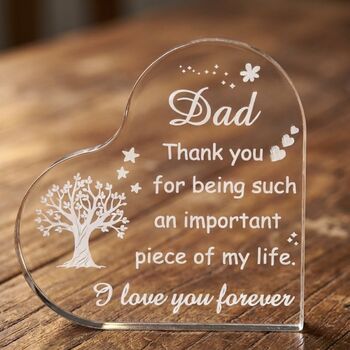 Personalised Father's Day Heart Gift, 8 of 10