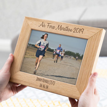 Personalised Sporting Event Photo Frame Marathon Gift, 3 of 3