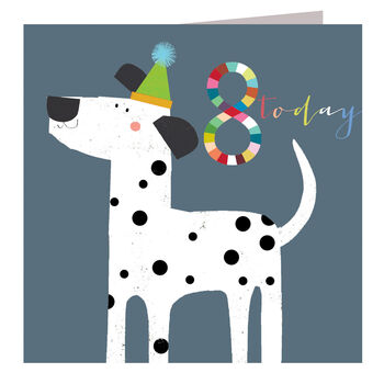 Dalmatian 8th Birthday Card, 2 of 5