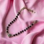Indian Black Crystal Beads Zircon Mangalsutra Bracelet, thumbnail 8 of 9