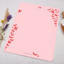 A4 Pink Letter Writing Paper With Butterflies, thumbnail 3 of 4