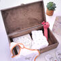 Personalised Carved Antiqued Christening Memory Box, thumbnail 3 of 5