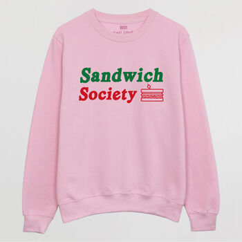 Sandwich Society Women's Slogan Sweatshirt, 3 of 3