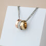 Three Rings Pendant Necklace, thumbnail 1 of 4