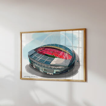 England Wembley Stadium Art Print, 2 of 3
