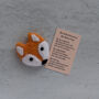 Wool Felt Fox Spirit Animal In A Matchbox, thumbnail 3 of 7