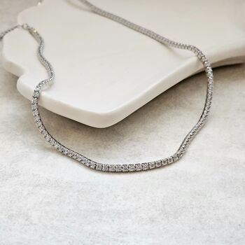 Tennis Necklace Silver, 5 of 6