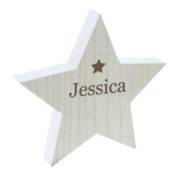 Personalised Any Name Star Decoration Gift, 4 of 4