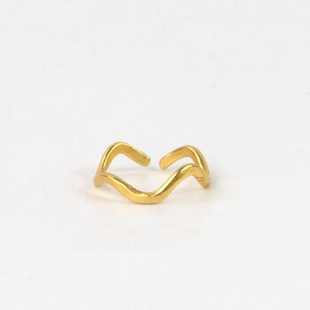 Deep Wave Toe Ring, 3 of 4