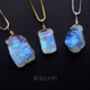 Raw Moonstone Crystal Necklace, thumbnail 1 of 11