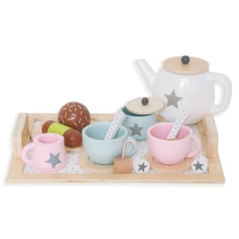 Wooden Afternoon Tea Set, 2 of 6