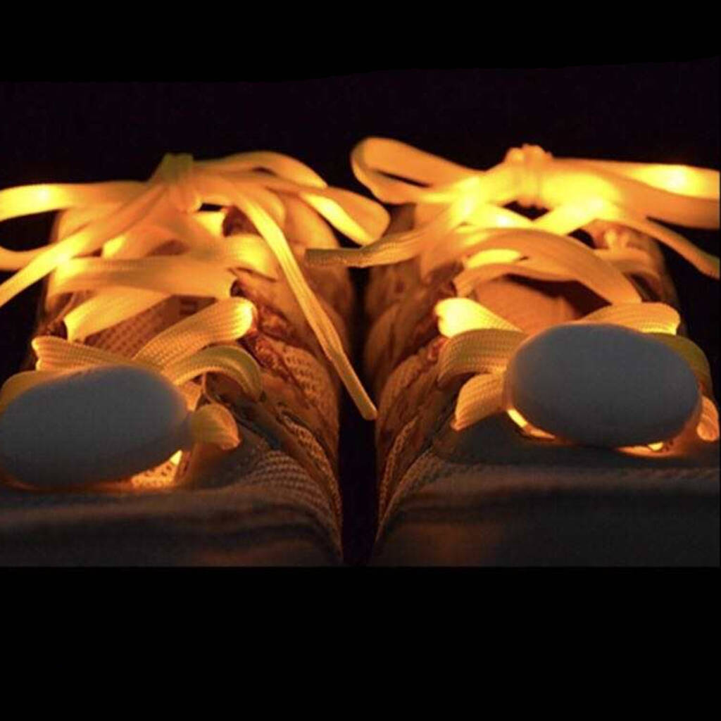 Light Up LED Shoe Laces Yellow, 1 of 6