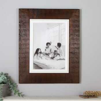 Reclaimed Timber Picture Frame Wedding Gift Idea, 3 of 7