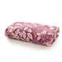 Winter Forext Pink Supersoft Textured Throw With Leaf Printed, thumbnail 2 of 2