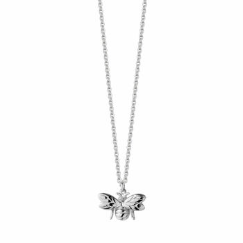 Sterling Silver Bee Necklace, 3 of 4
