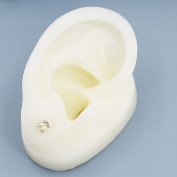Genuine Citrine Crystal Oval Stud Earrings, 2 of 12