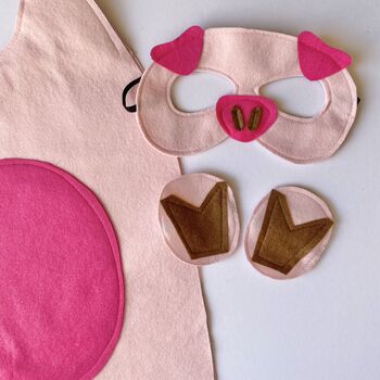 Pink Pig Piglet Costume For Children And Adults, 5 of 12