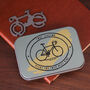 Personalised Hand Drawn Cycling Bike Tool Tin Gift, thumbnail 1 of 11