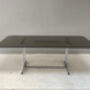 Mid Century Pieff Glass Dining Table, Large Width 198cm, thumbnail 4 of 12