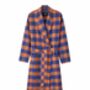 Men's Tangerine Dream Tartan Flannel Robe, thumbnail 2 of 2