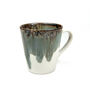 Green V Shaped Handmade Porcelain Mug, thumbnail 2 of 7