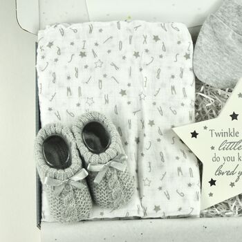 Twinkle Twinkle Little Star New Baby Letterbox Gift Set, 5 of 6
