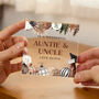 Christmas Acrylic Plaque Gift Auntie And Uncle, thumbnail 3 of 4