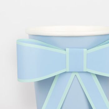 Pastel Bow Party Cups X Eight, 3 of 3