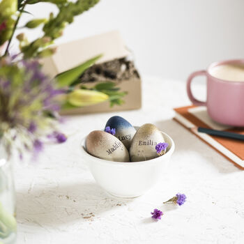 Personalised Concrete Name Easter Eggs, 7 of 7
