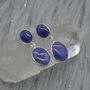 Blue Sapphire 925 Silver September Birthstone Earrings, thumbnail 10 of 12