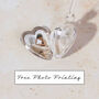 Personalised Sterling Silver Iolite Gemstone Locket, thumbnail 8 of 12