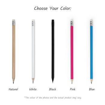Engraved Personalized Mix Colours Pencils, 2 of 10