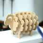 Wooden Sheep Coaster Stack Up Design Six Pieces Set, thumbnail 3 of 9