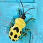 Yellow Spotted Beetle Garden Wall Art Art113, thumbnail 2 of 5