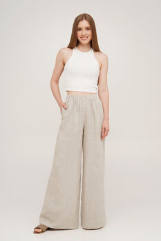 Linen Trousers For Women, 11 of 12