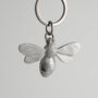 Bee Pewter Key Ring, thumbnail 1 of 3