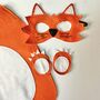 Felt Fox Costume For Children And Adults, thumbnail 3 of 10