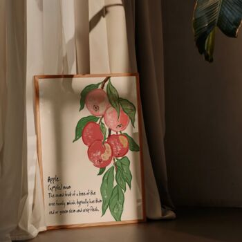 Apple Definition Kitchen Print, 3 of 8