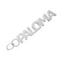 Vertical Custom Name Plate Pendant Charm, thumbnail 2 of 8
