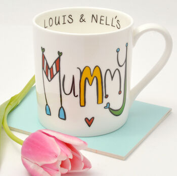 Personalised Mothers Day Fine China Mug, 6 of 8