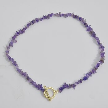 Healing Crystal Chip Necklace Gift For Her, 4 of 12