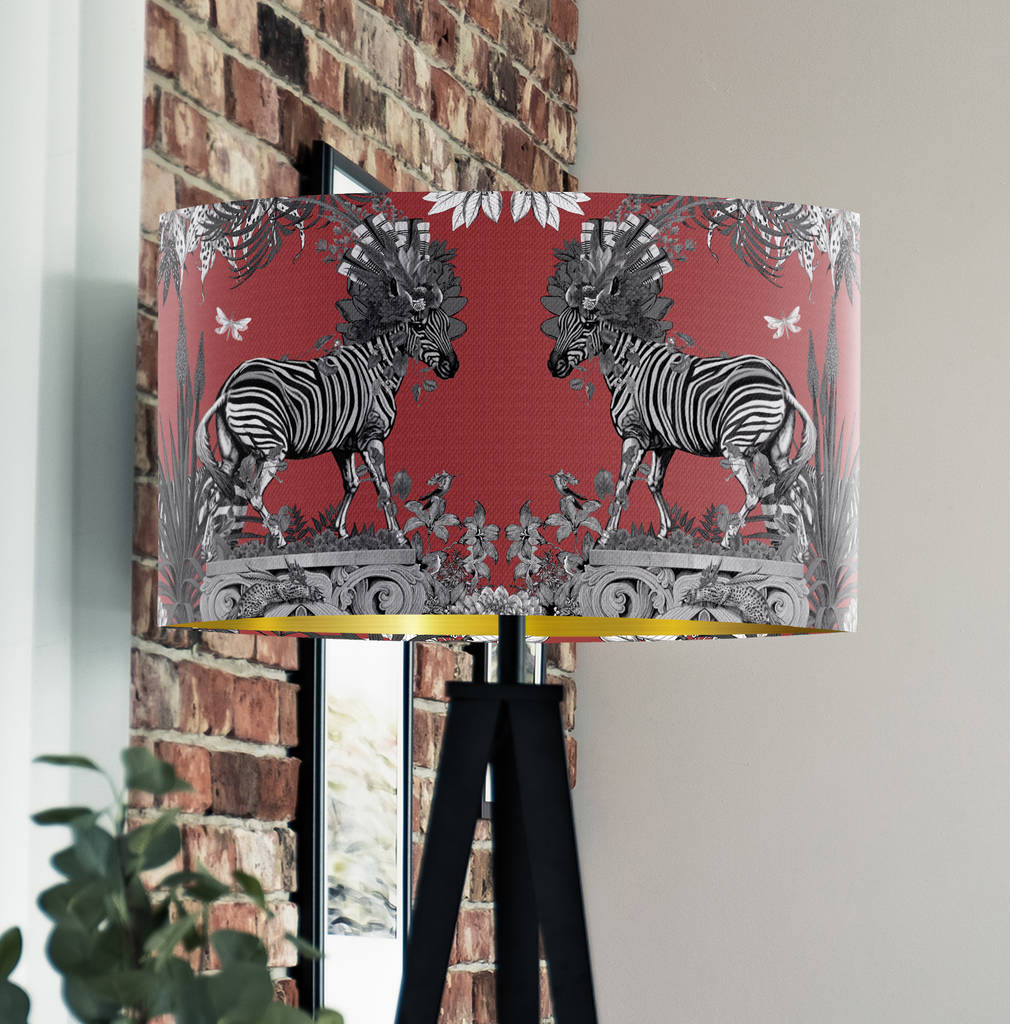 zebra lampshade