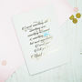 Gold Foil Will You Be My Maid Of Honour Card, thumbnail 3 of 4