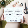Personalised Daddy + Child, Father's Day Wrapping Paper, thumbnail 5 of 5