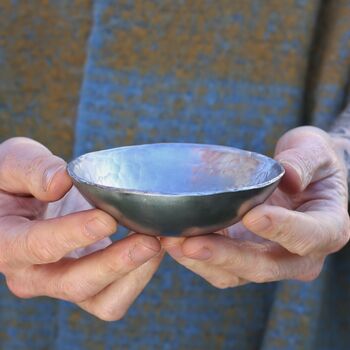 Personalised 10th Anniversary Gift, Aluminium Ring Bowl, 2 of 10